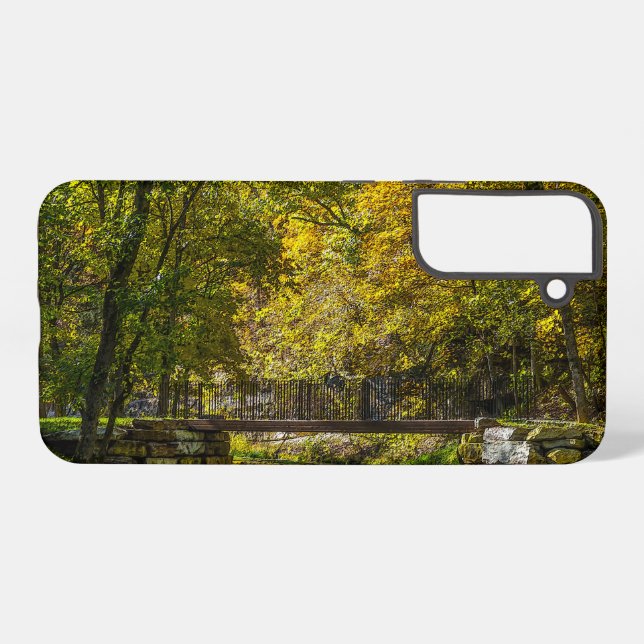 Reflections Beginning Painterly Samsung Phone Case (Back Horizontal)