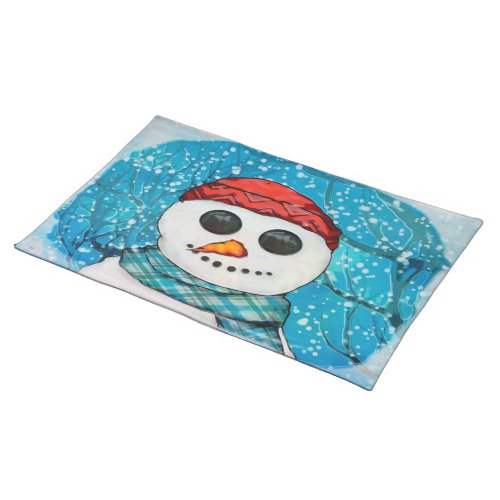 Reflections Christmas Snowman DECOR COLLECTION Placemat