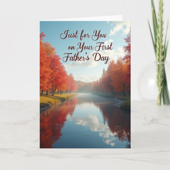Reflections Fathers Day Scene Card (Front)