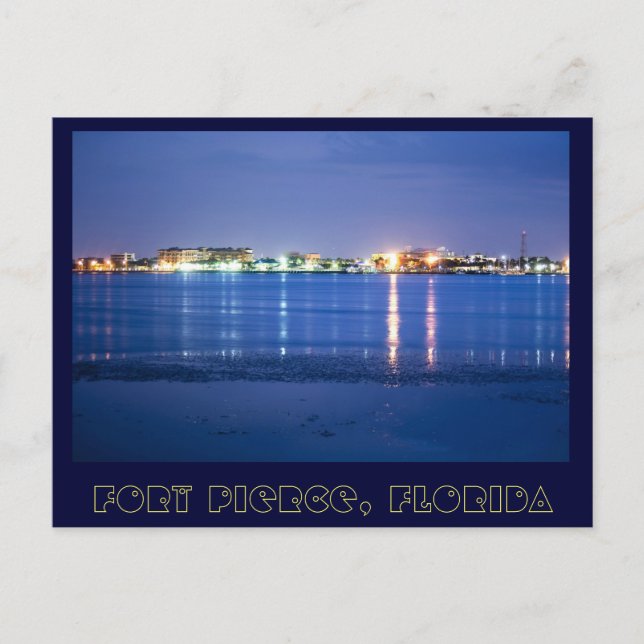 Reflections from Fort Pierce, Florida Postcard (Front)