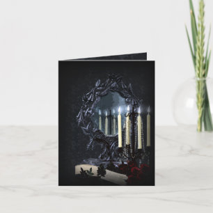 Reflections Gothic Fantasy Wedding RSVP Invitation