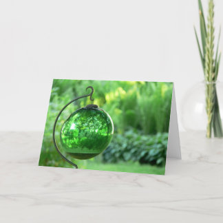 reflections in a garden card