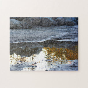 Reflections In A Puddle Nature Jigsaw Puzzle