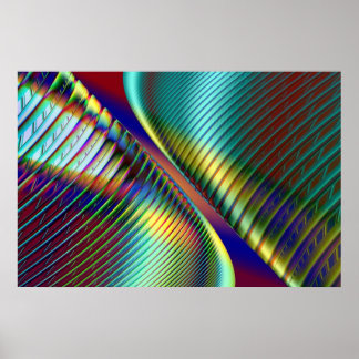 Reflections in fractal space poster