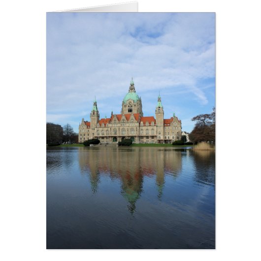Reflections in Hannover, Germany - Greeting Card (Front)