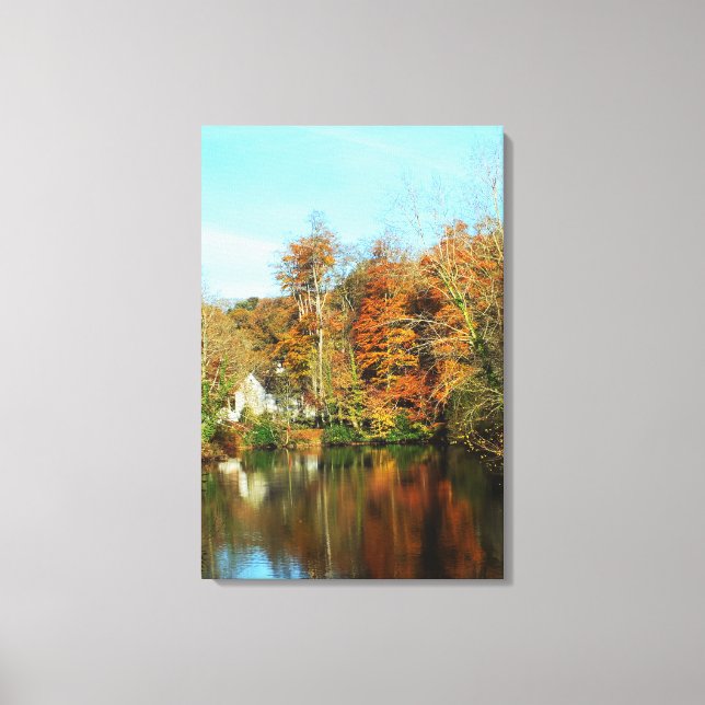 Reflections in Jersey Canvas Print (Front)