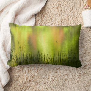 Reflections in Mirror Lake Yosemite Lumbar Pillow