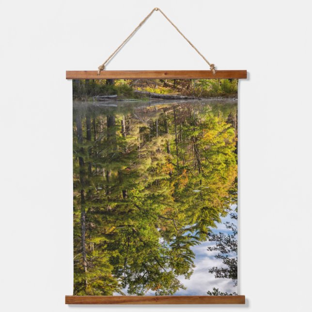 Reflections in Red Eagle Pond | White Mountains Hanging Tapestry (Front)