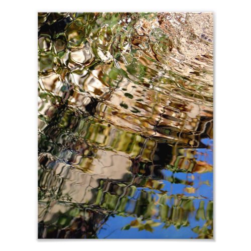 Reflections in the Water of a Source Photo Print