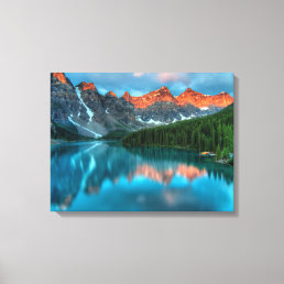 Reflections Moraine Lake Banff National Park Canvas Print