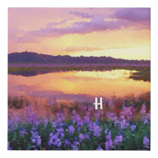 Reflections Of Calm Faux Canvas Print