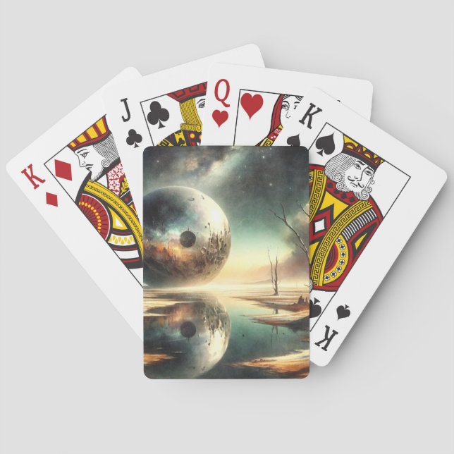 Reflections of Chaos Poker Cards (Back)