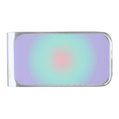 Reflections of different beautiful possibilities  silver finish money clip