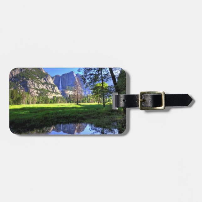 Reflections of Falls Luggage Tag (Front Horizontal)