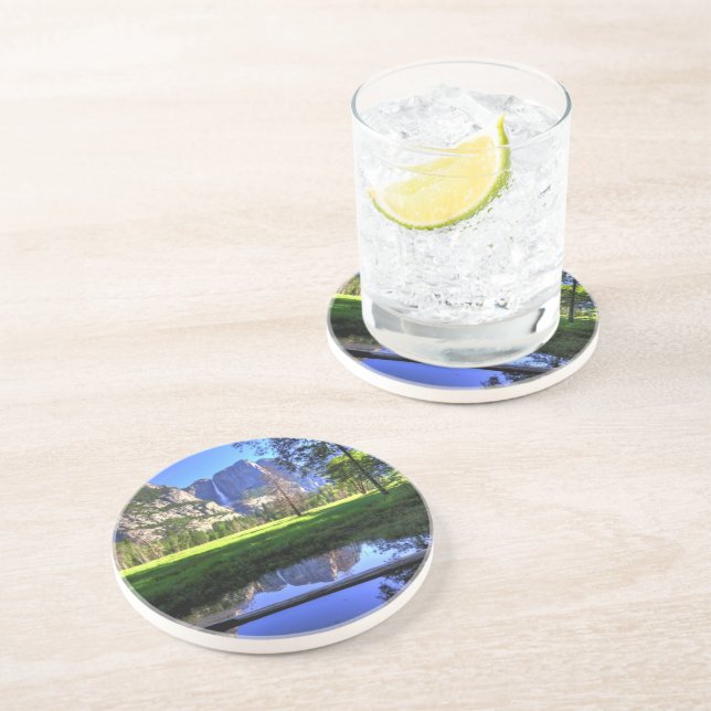 Reflections of Falls Sandstone Coaster (Side)