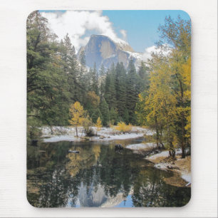 Reflections Of Half Dome Mouse Pad