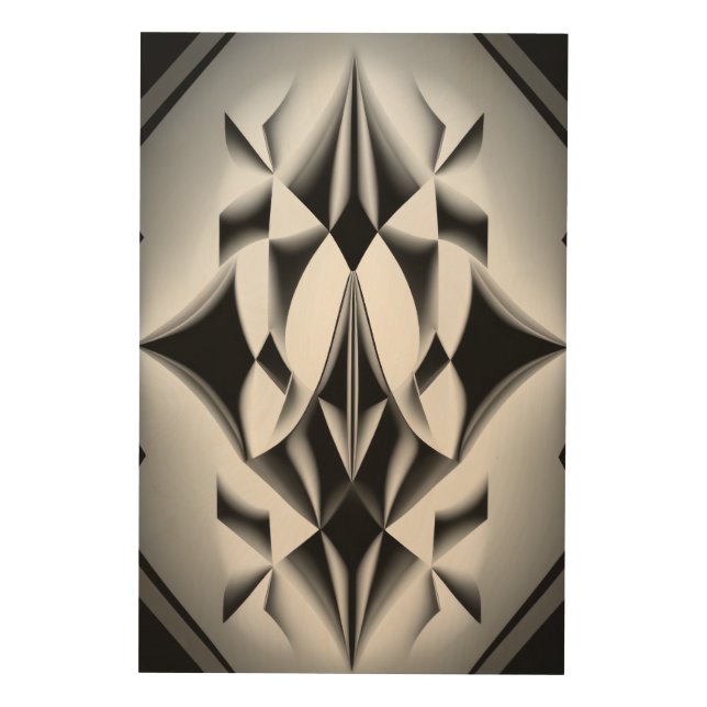 Reflections of Infinity Wood Wall Art (Front)