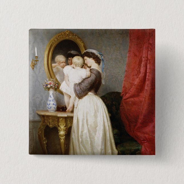 Reflections of Maternal Love Button (Front)