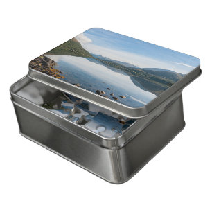 Reflections of mountains in Loch Creran - Scotland Jigsaw Puzzle