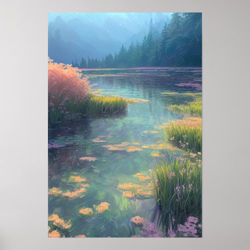 Reflections of Natures Beauty Poster