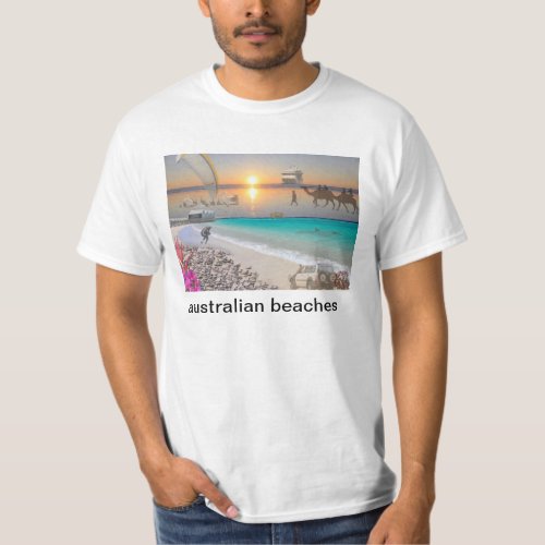 REFLECTIONS OF OZ Australian Beaches T_Shirt