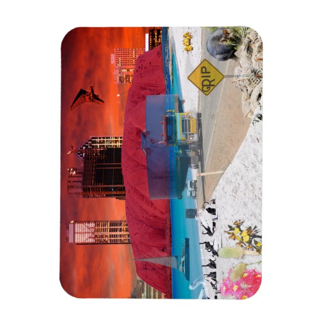 REFLECTIONS OF OZ    ULURU Ayers Rock Magnet (Vertical)