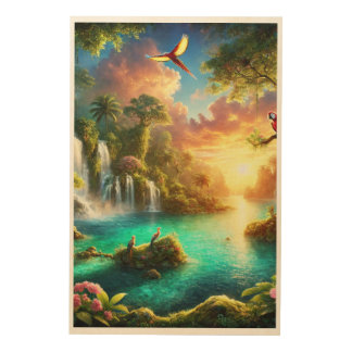 Reflections of Paradise Wood Wall Art