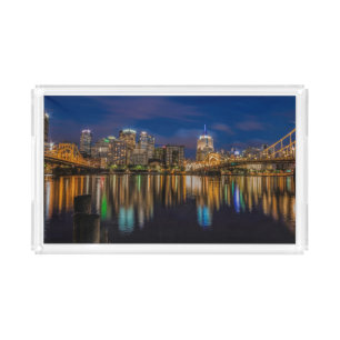Reflections of Pittsburgh Acrylic Tray