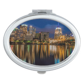 Reflections of Pittsburgh Compact Mirror