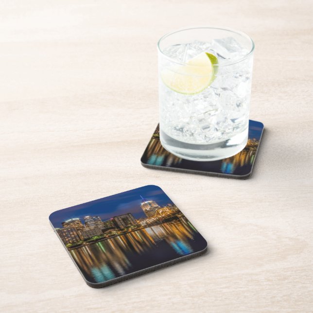 Reflections of Pittsburgh Drink Coaster (Right Side)