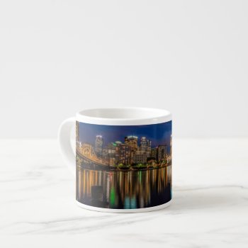 Reflections Of Pittsburgh Espresso Cup by usbridges at Zazzle
