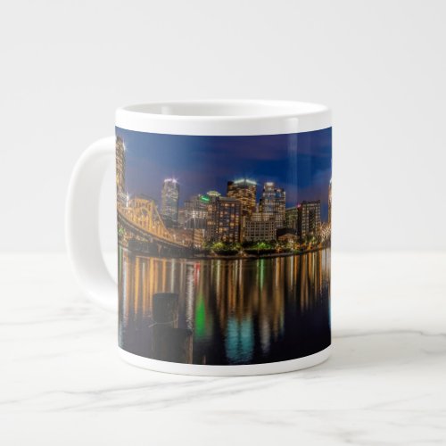 Reflections of Pittsburgh Giant Coffee Mug