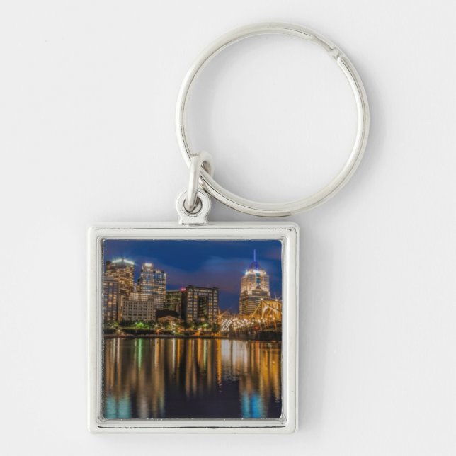 Reflections of Pittsburgh Keychain (Front)