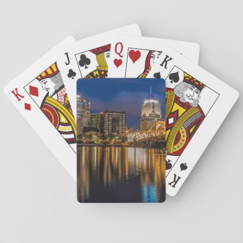 Reflections of Pittsburgh Poker Cards