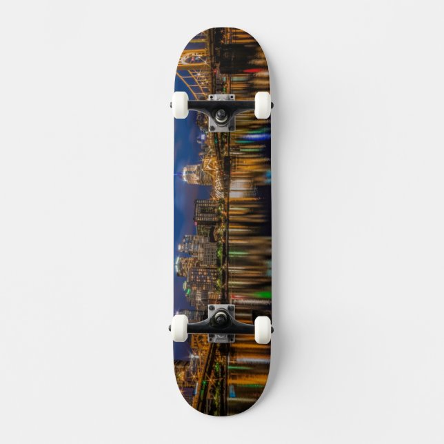 Reflections of Pittsburgh Skateboard Deck (Front)