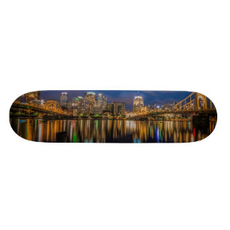 Reflections of Pittsburgh Skateboard Deck