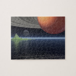 Reflections of Saturn Jigsaw Puzzle