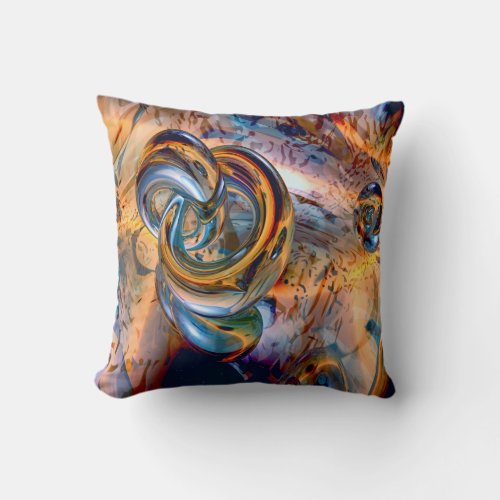 Reflections of Space Throw Pillow