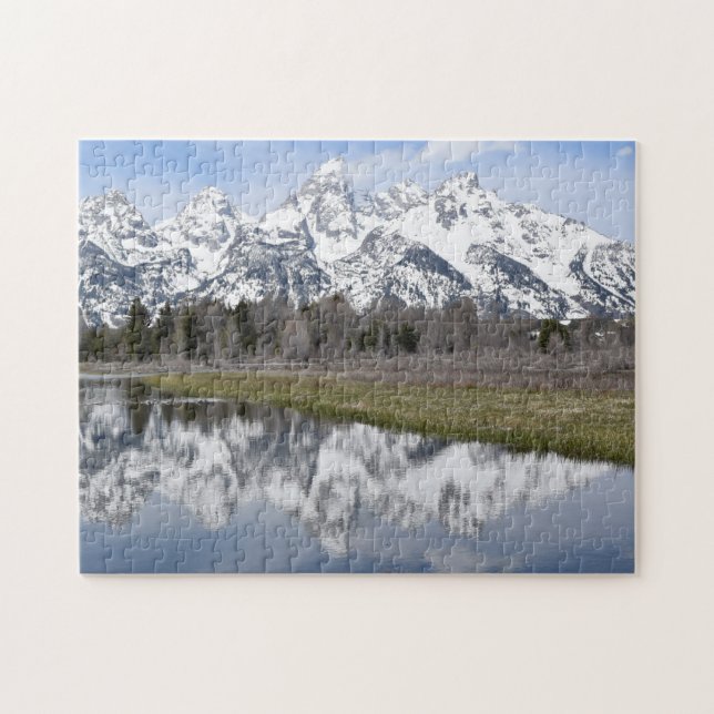 Reflections of the Grand Tetons - 11x14 - 252 pcs Jigsaw Puzzle (Horizontal)