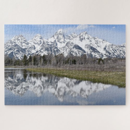 Reflections of the Grand Tetons _ 20x30 _ 1014 pcs Jigsaw Puzzle