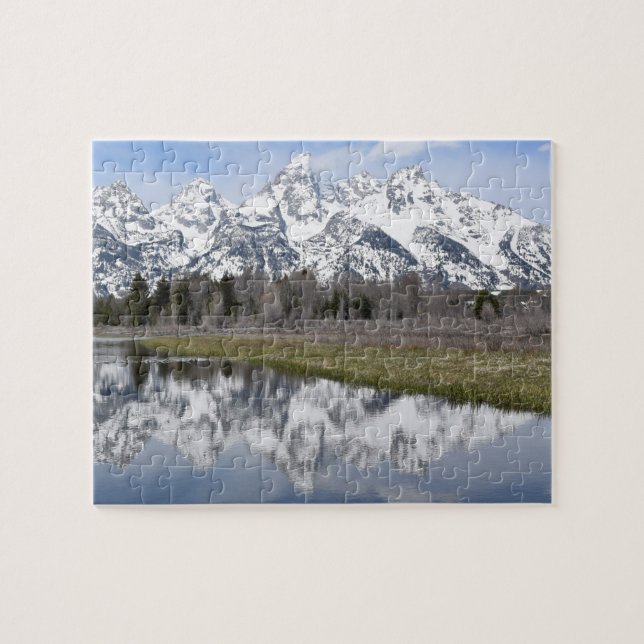 Reflections of the Grand Tetons - 8x10 - 110 pcs Jigsaw Puzzle (Horizontal)