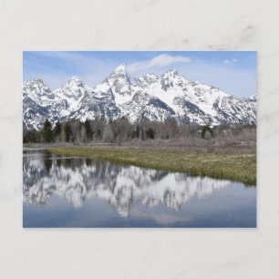 Reflections of the Grand Tetons Postcard