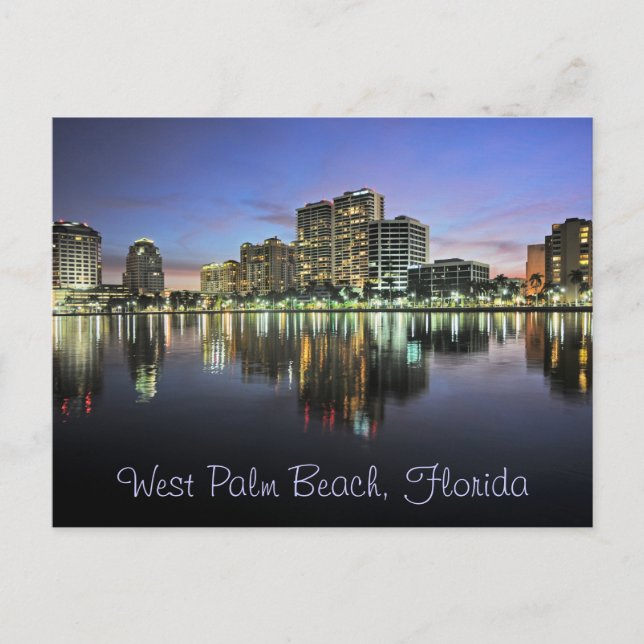 Reflections of West Palm Beach, Florida Postcard (Front)