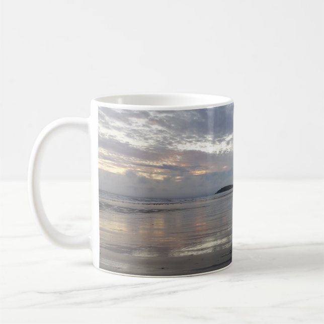 Reflections on Gower Peninsula Beach Mug (Left)