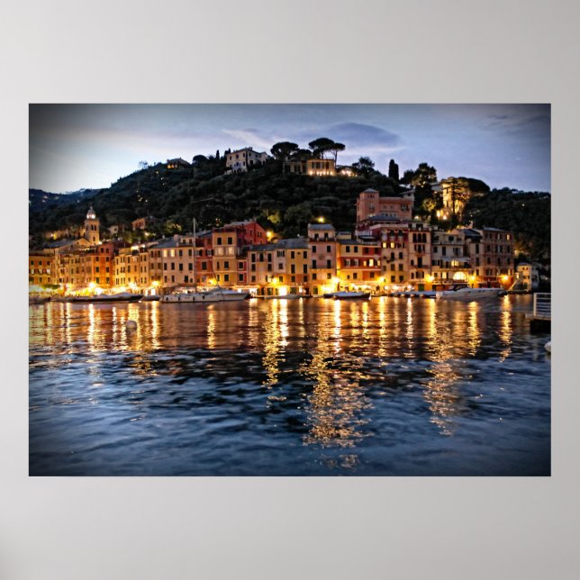 Reflections on Portofino, Italia Poster (Front)
