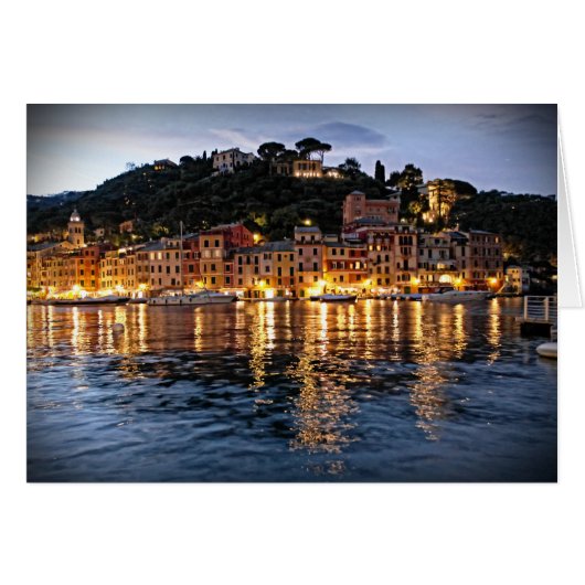 Reflections on Portofino, Itlaia - Card (Front Horizontal)