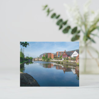 Reflections on the Canal, Wakefield Postcard