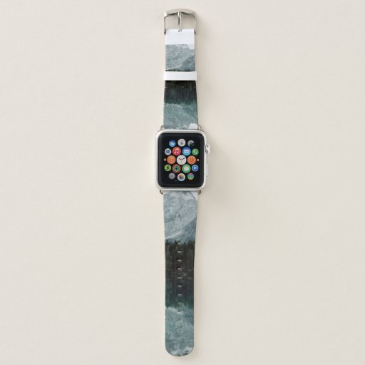 REFLECTIONS ON TREES ON LAKE APPLE WATCH BAND