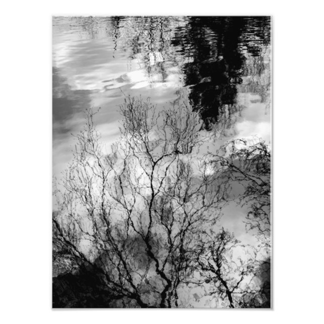 Reflections on water photo print (Front)