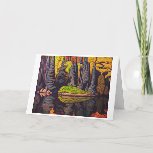 Reflections, Sand Lake, Algoma | Lawren Harris | Card (Front)